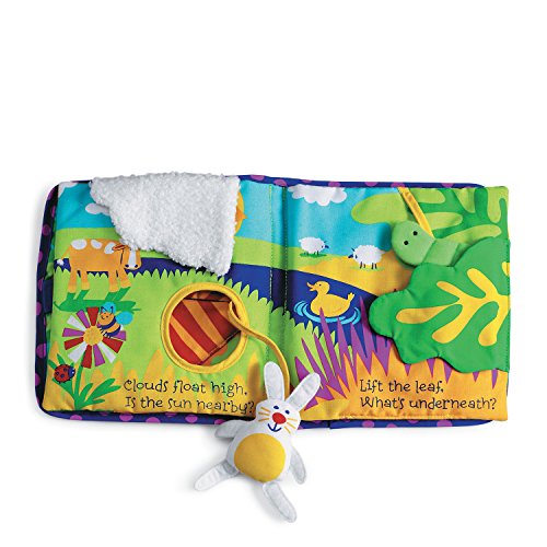 Manhattan Toy Soft Activity Book with Tethered Toy, Sunny Day