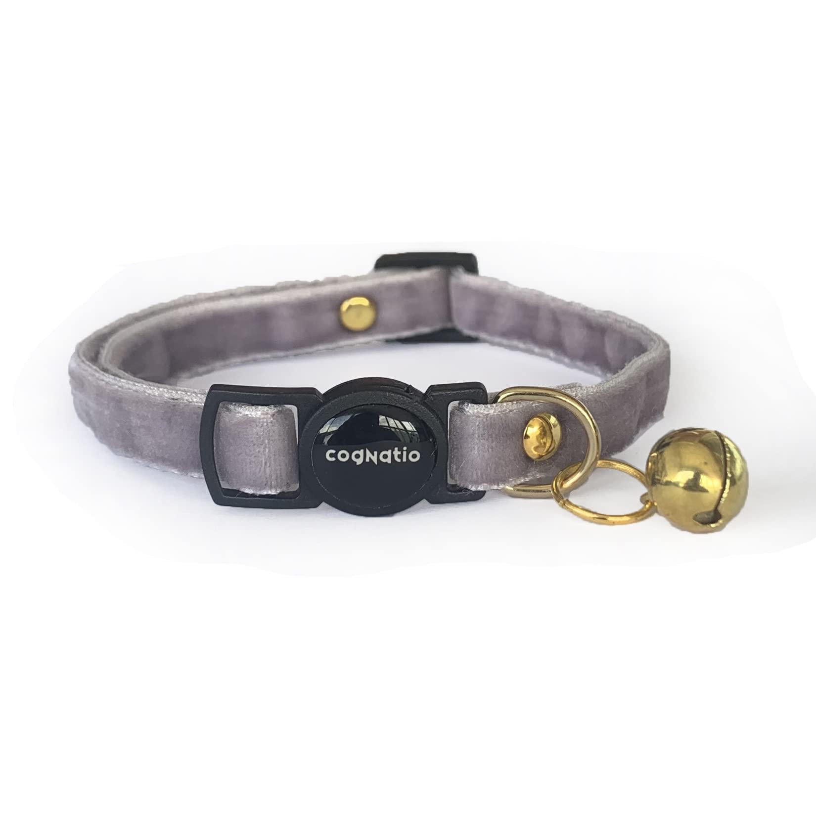 Cognatio Safety Quick Release Cat Collars,Double Velvet with Bell Available in a Range Colors,Perfect for Your Kitty โ image 1