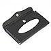 ChiTronic Car Sun Visor Napkin PU Leather Box Tissue Cover Holder - Black
