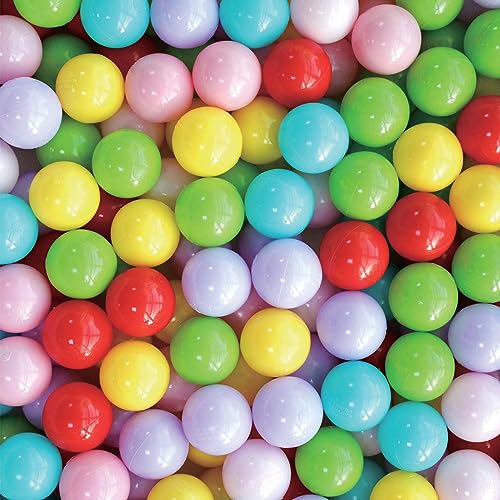 DQB DeQUBE Fisher Price-Pack de 100 Pelotas Multicolor-6 Colores Diferentes-Diámetro 5,5 cm (Deqube 920D00176 DQB DeQUBE Fisher Price-Pack de 100 Pelotas Multicolor-6 Colores Diferentes-Diámetro 5,5 cm (Deqube 920D00176