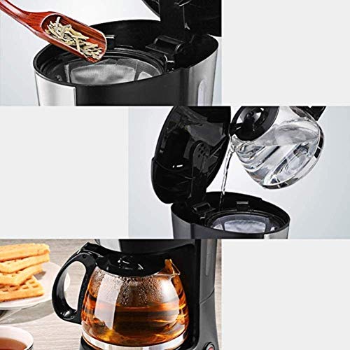 1yess , Leicht zu reinigen Filterkaffeemaschine, One-Touch-Bedienung, Anti-Tropf und Funktion, Trichter abnehmbar, 600… – Bild 6