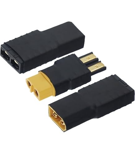 Connecteur Batterie RC OliYin 3pcs EC2 Mâle à XT60 Femelle Adaptateur