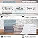 Classic Turkish Towels CTT - Luxury Jumbo Bath Sheet 3 Piece, 100% Turkish Cotton, Absorbent & Ultra Comfy Bath Towel Sheets for Hotels & Spa | 40