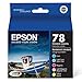EPSON 78 Claria Hi-Definition Ink Standard Capacity 5 Color Cartridge Combo Pack (T078920) Works with Artisan 50, Photo R260, R280, R380, RX580, RX595, RX680