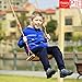 HAPPY PIE PLAY&ADVENTURE Children Wooden Hanging Swings Seat with 78'' Adjustable Pp Rope Per Side (4pc Hardwood)