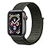 AdMaster Compatible for Apple Watch Band 42mm 44mm, Soft Nylon Sport Loop Replacement Wristband Compatible iWatch Apple Watch Series 4/3/2/1 Cargo Khaki