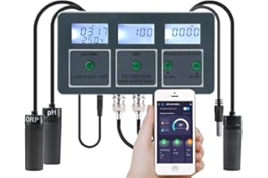 Professional Water Quality Tester Monitor 8 in 1 WiFi Smart PH Meter Data Logger PH/EC/TDS/Salt/S.G/CF/ORP/Temperature Multip