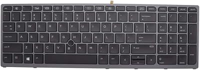 Abakoo Backlit Keyboard for HP Zbook 15 G3 G4 17 G3 G4 US Pointer 848311-001