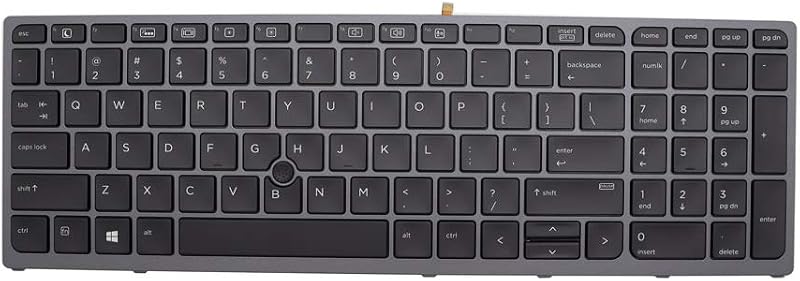 Abakoo Backlit Keyboard for HP Zbook 15 G3 G4 17 G3 G4 US Pointer 848311-001