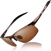DUCO Mens Sports Polarized Sunglasses UV Protection Sunglasses for Men 8177s