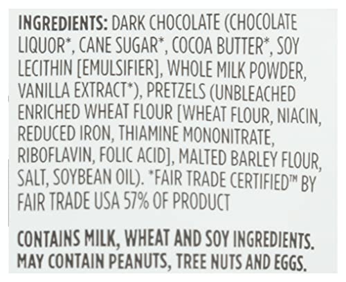 365 BY WHOLE FOODS MARKET, DARK CHOCOLATE PRETZELS, 5 OUNCE