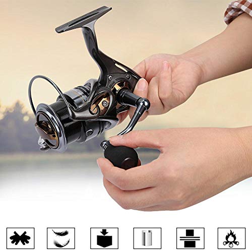 image for SolUptanisu Fishing Reel 6.7:1 Gear Ratio 5+1BB High Speed Rotation Fi