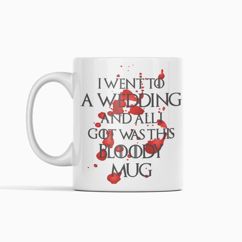 Game of Thrones Inspired Stark Bloody Wedding Novelty Ceramic 11oz Mug Gift
