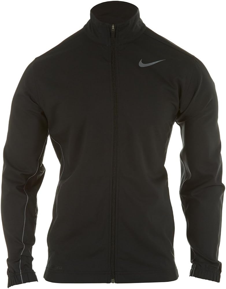 Amazon.com: Nike Men's Dri-FIT Team Woven II Track Jacket Black/Flint Grey Size Large: Clothing