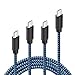 HokoAcc GFDHY USB Type C Cable, 4 Pack [3ft,6ft,6ft,10ft] USB C Cable Nylon Braided Fast Charger Cord For Samsung Note 8, Galaxy S8, Apple New Macbook, Nexus 6P 5X, Google Pixel, LG G5 G6