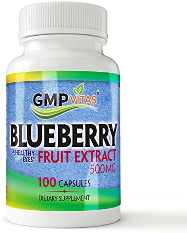 Wild Blueberry Extract, Supports Healthy Cognitive Function & Eyesight, 100 Tablets (Premium Packaging)