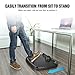 Standing Desk Mat Anti Fatigue - Anypro Comfort Mat, Not-Flat Ergonomic Comfort Mat with Foot Massage for Standing Desk, Floor Comfort Mat for Standing Desk Office Workstation, 30x24.6x4.2 in, Black