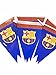 FC Barcelona Birthday Party Decoration Flags - 2 pack of 10 flags