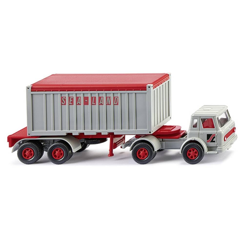 Wiking Sealand 052501 Container Trailer 20 Inch (Int. Harvester) Miniature Model 1:87 Not a Toy
