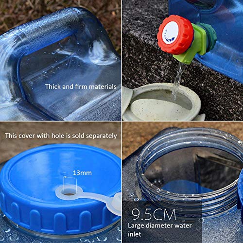 TSY 3 Gallon Portable Water Container with Spigot Camping Water Storage