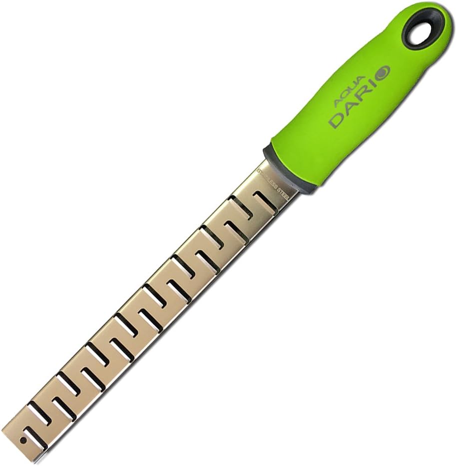 Cheese Grater & Wide/Wider Blade Fruit Zester & - Parmesan, Chedder, Hard Cheese, Ginger, Lemon, Apple, Pear, Potato, Carrots, Vegetables, Cucumber, Fruits