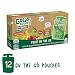 GoGo SqueeZ Organic Applesauce on The Go, Variety Pack (Apple/Banana/Strawberry), 3.2 Oz (12 Pouches), Gluten Free, Vegan Friendly, Healthy Snacks, Unsweetened, Recloseable, BPA Free Pouches primary