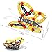 Iron Commander Kid Erector Set, Metal Insect Model Assembly and Decoration Education Toy for Ages 13 and Up (Butterfly)
