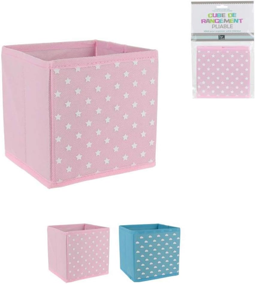 Caja de almacenamiento plegable, diseño de nubes, para baño, habitación