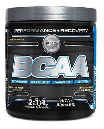 NDS Nutrition - PMD Platinum BCAA Performance + Recovery Caffeine Free Blue Razz - 9.4 oz.