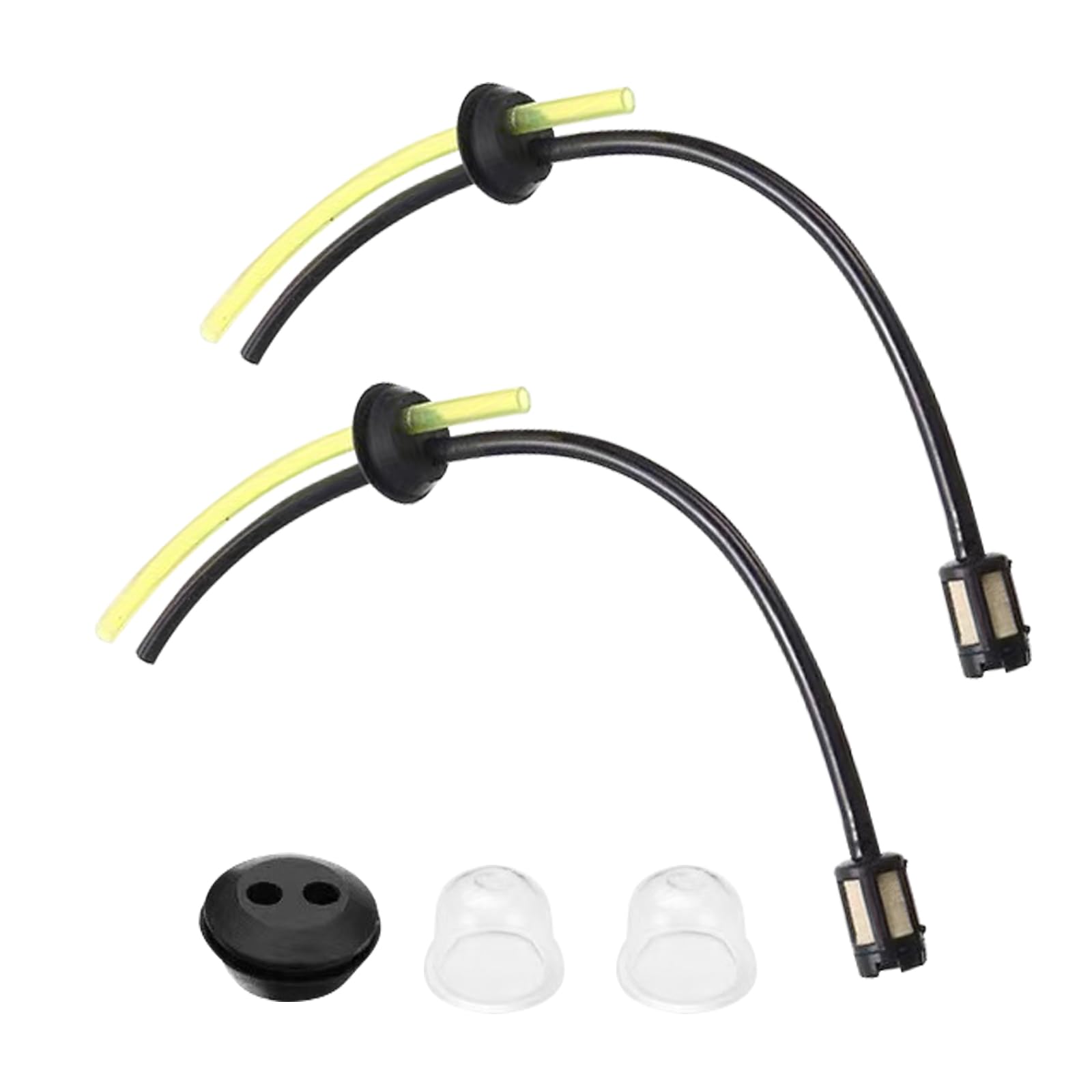 SWYSGS Petrol Hoses with Filter, Universal Petrol Filter Kit, Fuel Hose for Brushcutter, Petrol Hoses for Lawnmowers with Priming Pear, for Gardening and Farming