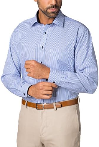 Eterna Long Sleeve Shirt Comfort FIT Twill Striped