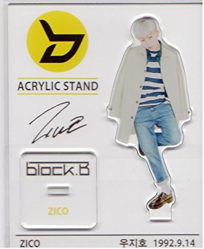 Amazon 韓国 K Pop Block B ブロックビー Zico ジコ アクリルスタンド 個人写真 アイドル 芸能人グッズ 通販