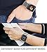 G.P Metal Link Bands Bracelet Compatible with Apple Watch Series 5, Series 4, Series 3, Series 2, Sports & Edition, Plus 2 Screen Protector