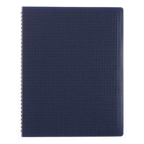 Blueline Duraflex Poly Notebook, Blue, 11 x 8.5 inches, 160 Pages (B41