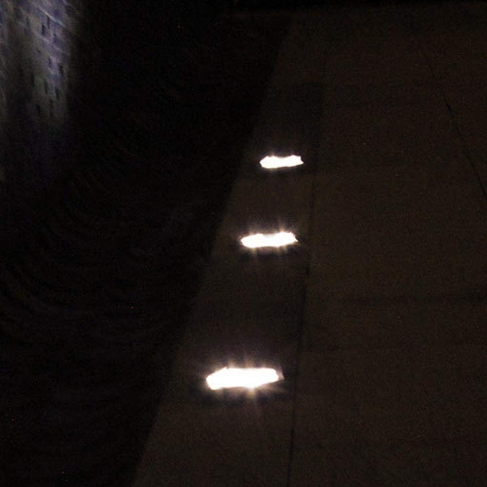 Matefielduk Lámpara de patio de jardín con luz de tierra enterrada solar a prueba de agua de 48 LED (naranja) - - Amazon.com