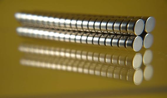 50 preiswerte Mini Power 4x2 mm Magnete Neodym für Pinnwand Werkstatt