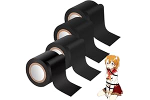 4 PCS BDSM Bondage Tape 52 Feet SM Adult Toy Sex Restraint Bondage Tape Electrostatic Tape Suitable for Men and Women