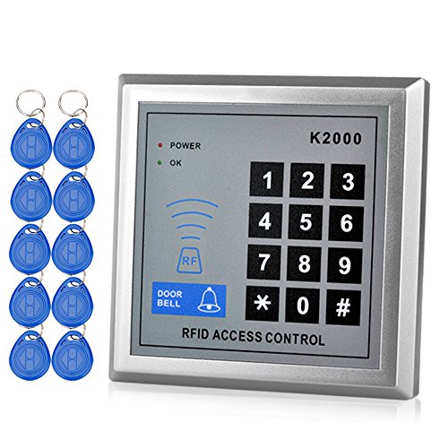 HFeng 125KHz Access Control System RFID Keypad Card Reader Standalone ...