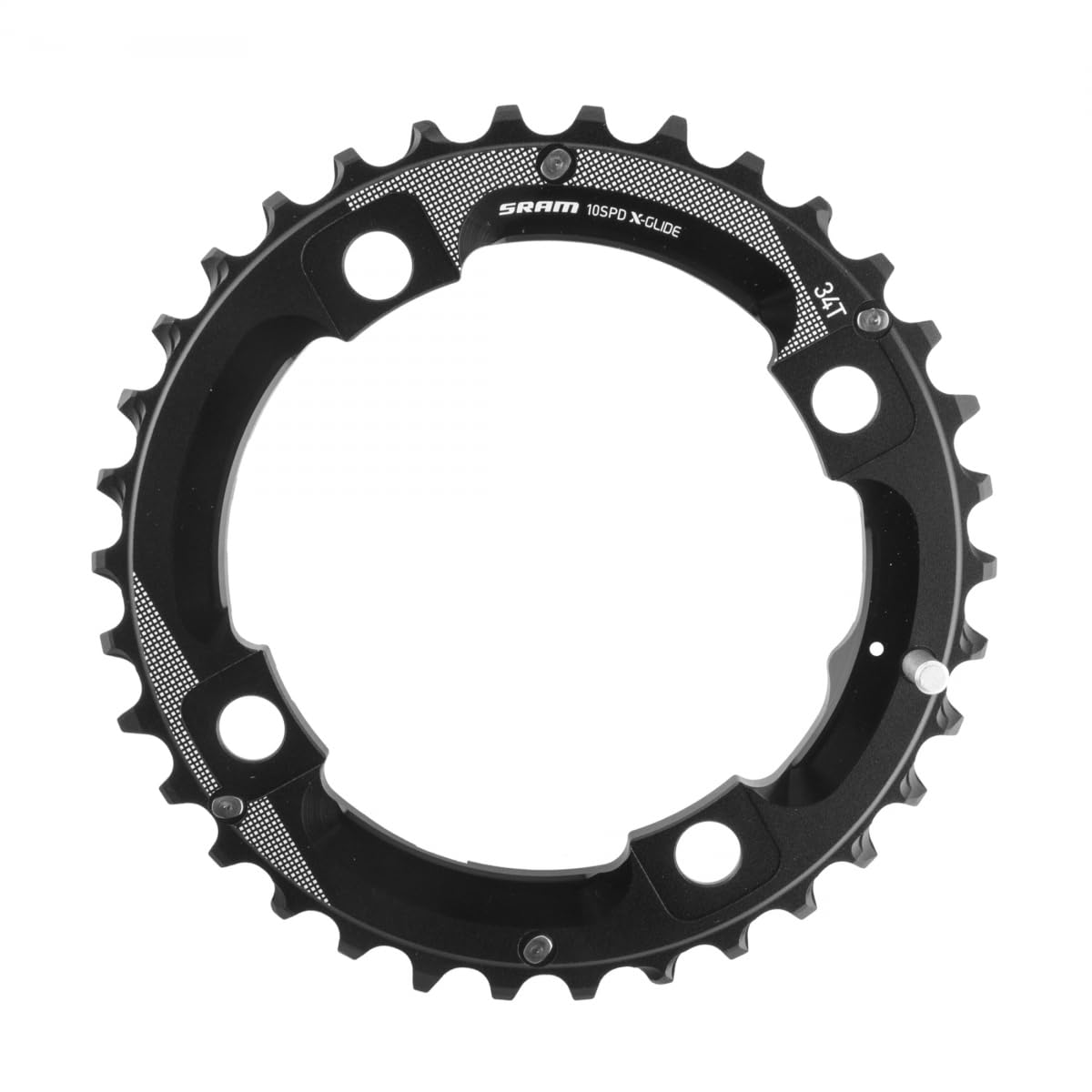 Sram MTB 34t, LK 104 mm Aluminium Medium Pin 2x10 (GX) 11.6218.021.000 Chain Rings, Black