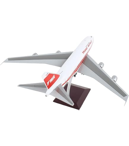 Amazon.com: TWA Boeing Outline Trans World Airlines Boeing 747-100