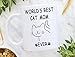 World's Best Cat Mom Ever Coffee Mug - Funny Novelty Gift for Cat Lovers - 12 Ounce White Tea Cup - Prime Mother's Day Present from Daughter and Son