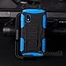 LG Nexus 4 Case, Cocomii Robot Armor NEW [Heavy Duty] Premium Belt Clip Holster Kickstand Shockproof Hard Bumper Shell [Military Defender] Full Body Dual Layer Rugged Cover Google (Blue)