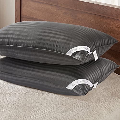 Basic Beyond Bed Pillows for Sleeping Standard Size Pillows Set of 2