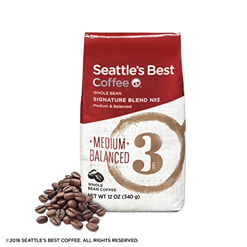 Seattle's Best Coffee Portside Blend (Previously Signature Blend No. 3) Medium Roast Whole Bean Coffee, 12-Ounce Bag