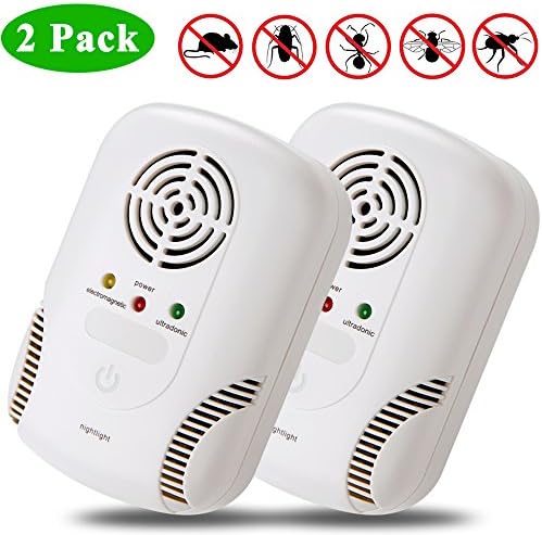 Pest Control Ultrasonic Repeller, Boverley Electronic Plug In Pest Repellent Indoor for Mice,Roaches,Spiders, Mosquitos, Insects, Bugs, Safe for Human and Pets