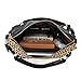 Qianle Fashion Sexy Leopard Print/ Black Bag Paillette Shoulder Bags Handbags for Women