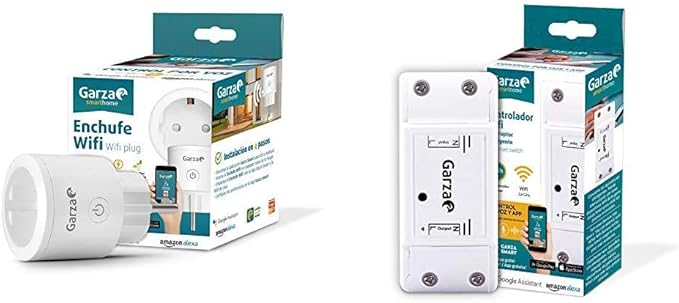 Garza Smart Plug Enchufe Wifi Alexa 52 x 52 x 85mm Blanco
SmarthomeSmart Switch Interruptor inteligente Wifi Integrado
compatibles con Alexa iOS y Google HomePrecio estimado 29.28 €