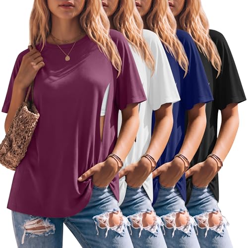 Yearntown Women's Nursing Shirts 4-color