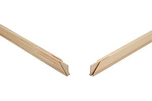 Creative Mark Pro-Bar Heavy Duty 20" Wood Stretcher Bars - 6 Pack 1.5" Deep Extra Heavy White Pine Wood Stretcher Bars for Canvas, Artists, Framing