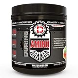 DRIVEN AMINO-BCAA Enhanced with Glutamine- Aids in Muscle Recovery, Increase Muscle Protein Synthesis, and Improve Lean Body Mass-Perfect 2:1:1 BCAA ratio (Watermelon)